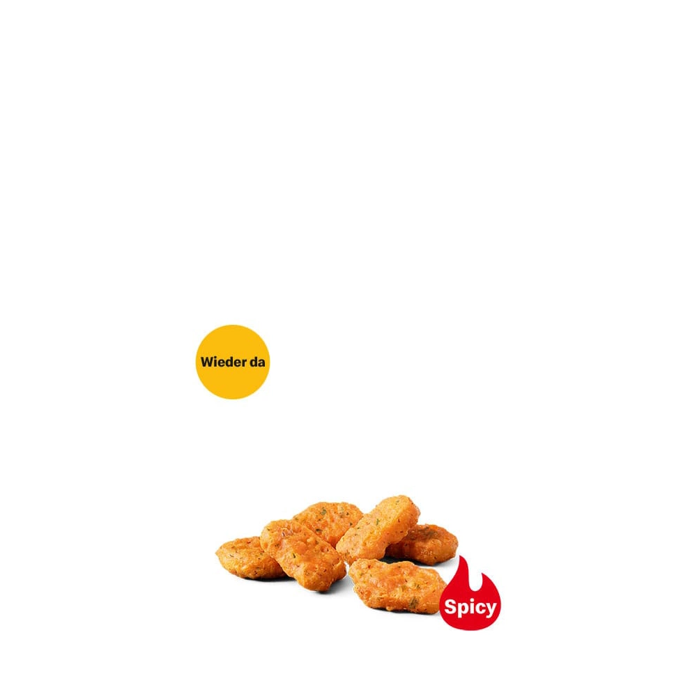 6 Spicy Chicken McNuggets – Produktabbildung