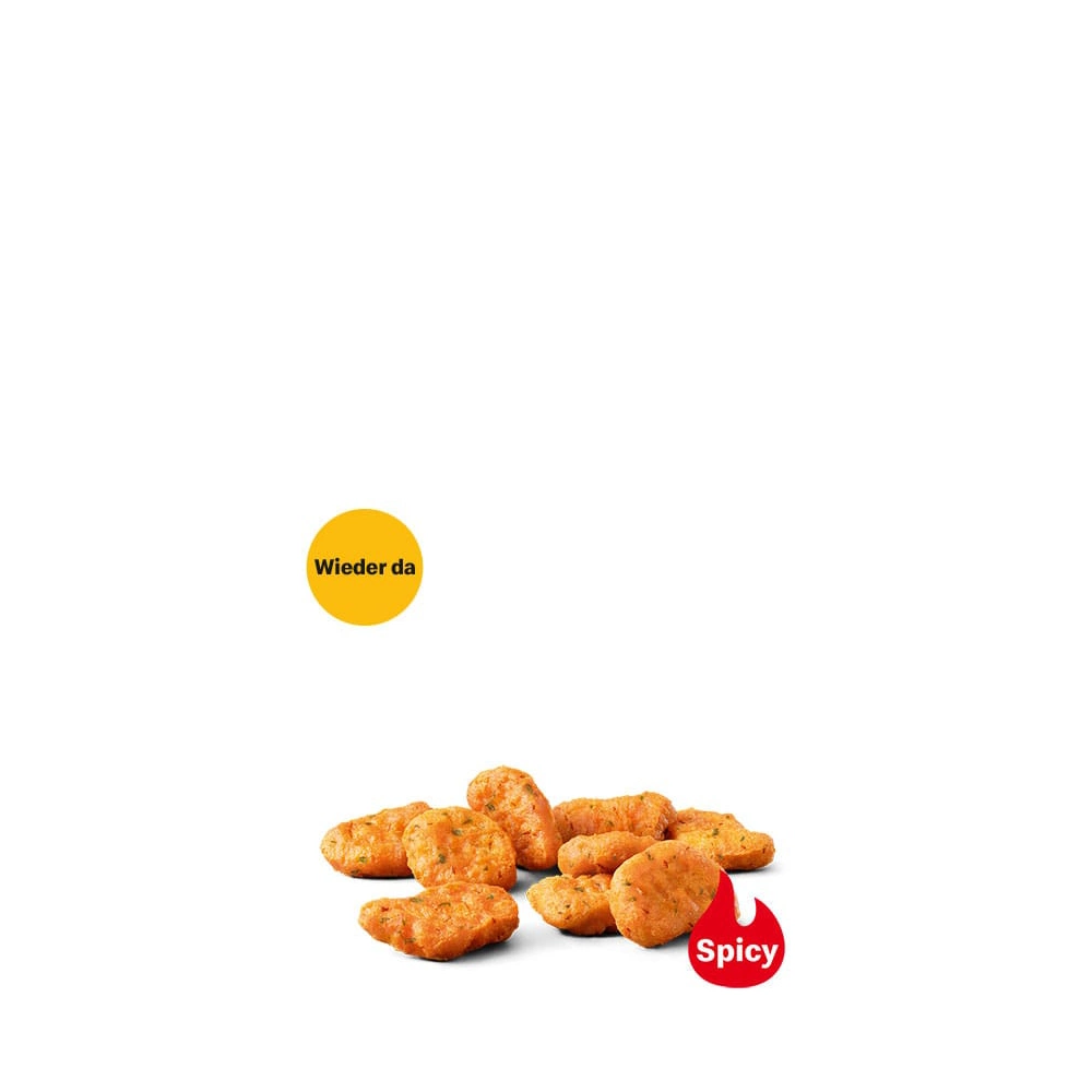 9 Spicy Chicken McNuggets – Produktabbildung