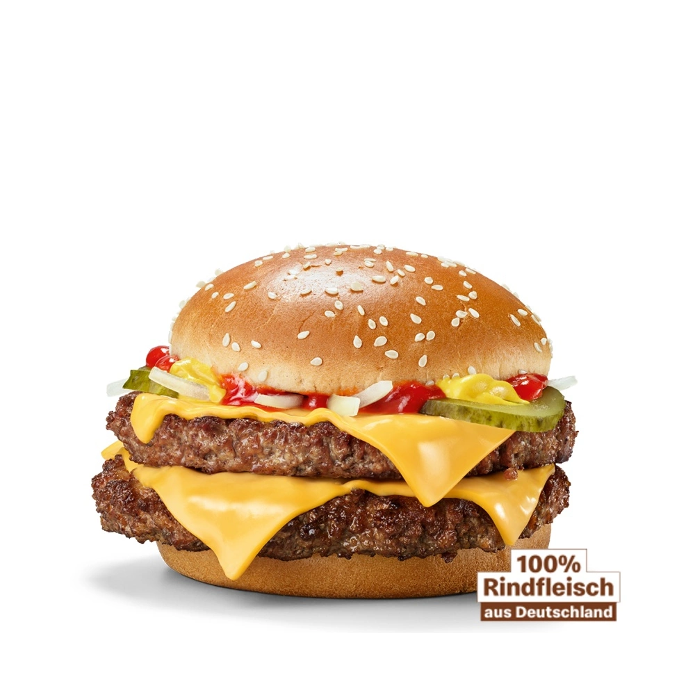 Double Hamburger Royal Cheese – Produktabbildung