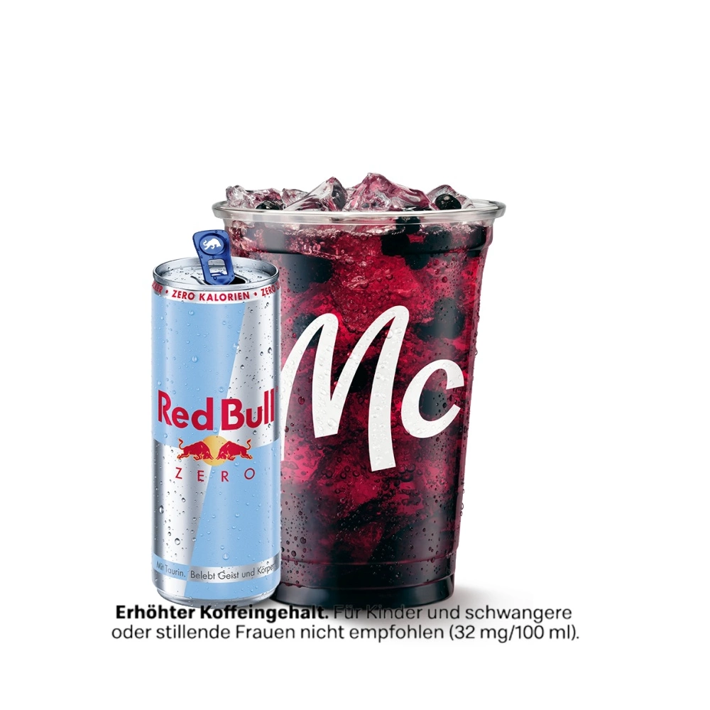Red Bull Zero Blueberry Energizer Grande – Produktabbildung